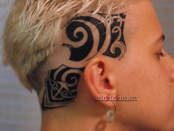 tribal-head-tattoo