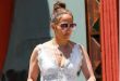 Jennifer Lopez Just Wore a White Nightgown as a Dress